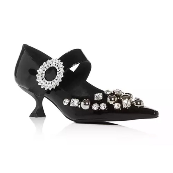 Jeffrey Campbell Otelia-J embellished pointed toe pumps - Picture 1 of 8